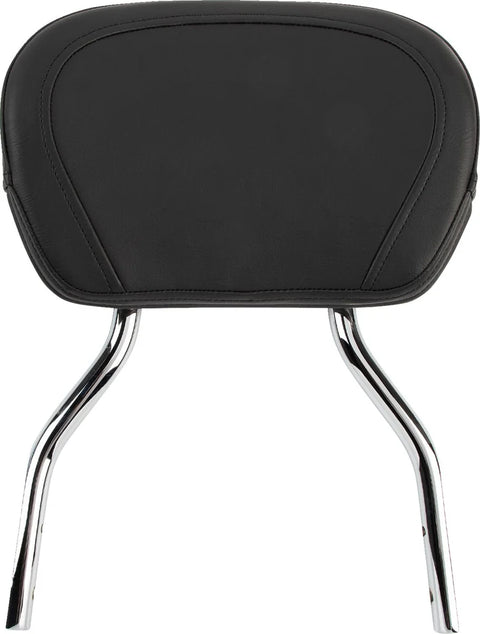 Cobra Short Round Sissy Bar Chrome with Pad (02-8765)