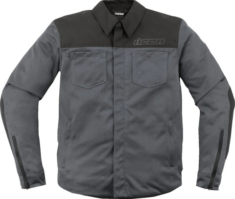 ICON Upstate Mesh CE Textile Jacket Grey