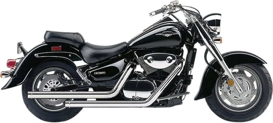 Cobra Dragster 2-into-2 Straight-Cut Exhaust System Chrome (3620T)