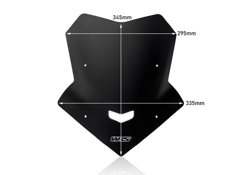 WRS Sport Windscreen Matt Black (YA026NO)