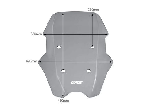 WRS Touring Windscreen Smoked (BM048F)