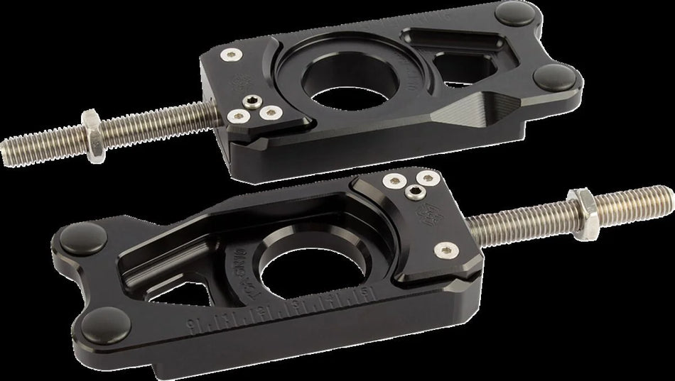 Gilles Tooling TCA Motorcycle Chain Adjusters Black (TCA-RN22)