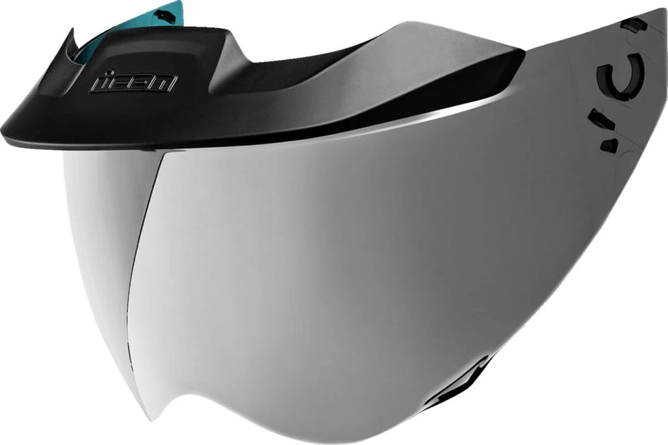 ICON Domain DOT Warboy Chrome Motoshield Visor