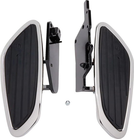 Cobra Swept Front Floorboard Kit Chrome (06-4150)
