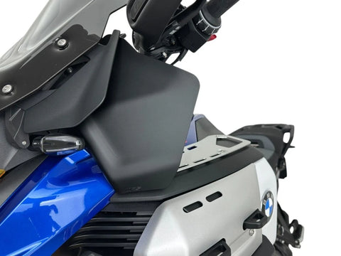 WRS Large Side Wind Deflectors Matt Black