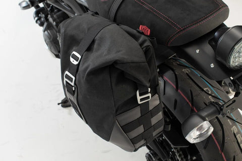SW-Motech Legend Gear LC2 Side Bag System Brown Edition (Left) — Yamaha Abarth