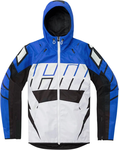 ICON Airform Retro Textile Jacket Blue/White