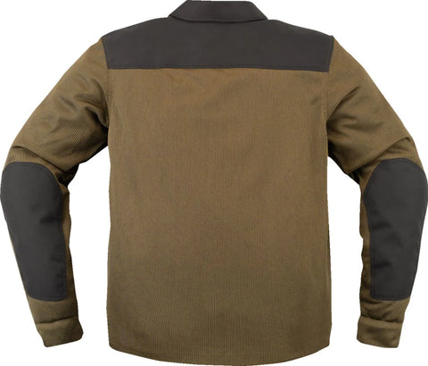 ICON Upstate Mesh CE Textile Jacket Brown/Green
