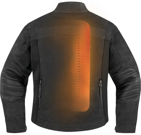 ICON D3O Central Back Guard Orange
