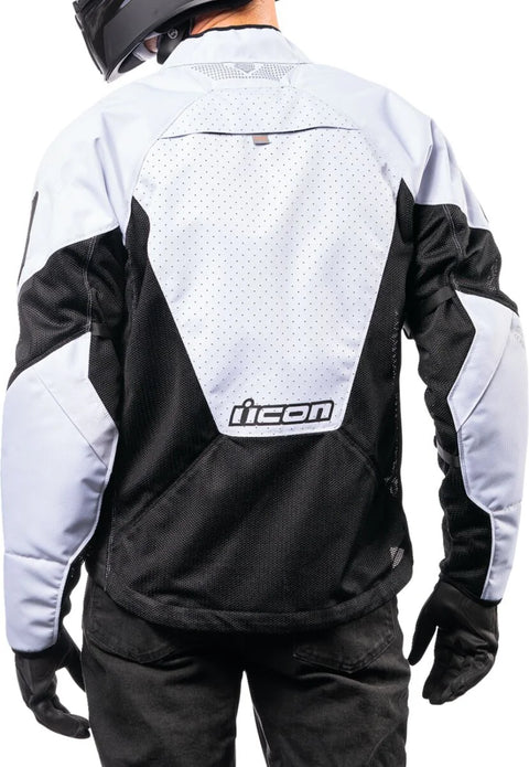 ICON Mesh AF CE Textile Jacket Black/White