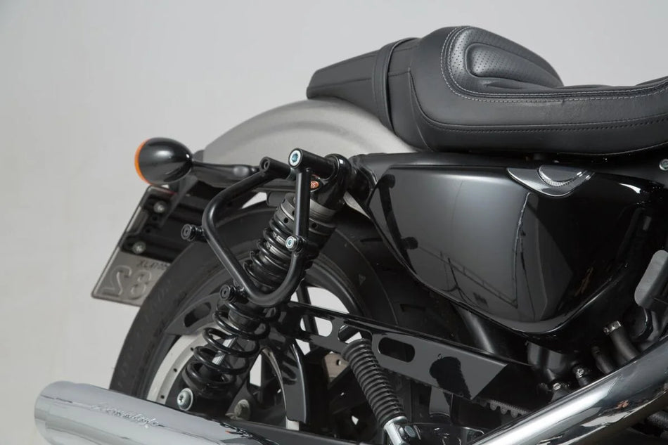 SW-Motech Side Carrier SLC Right Black Harley Sportster models