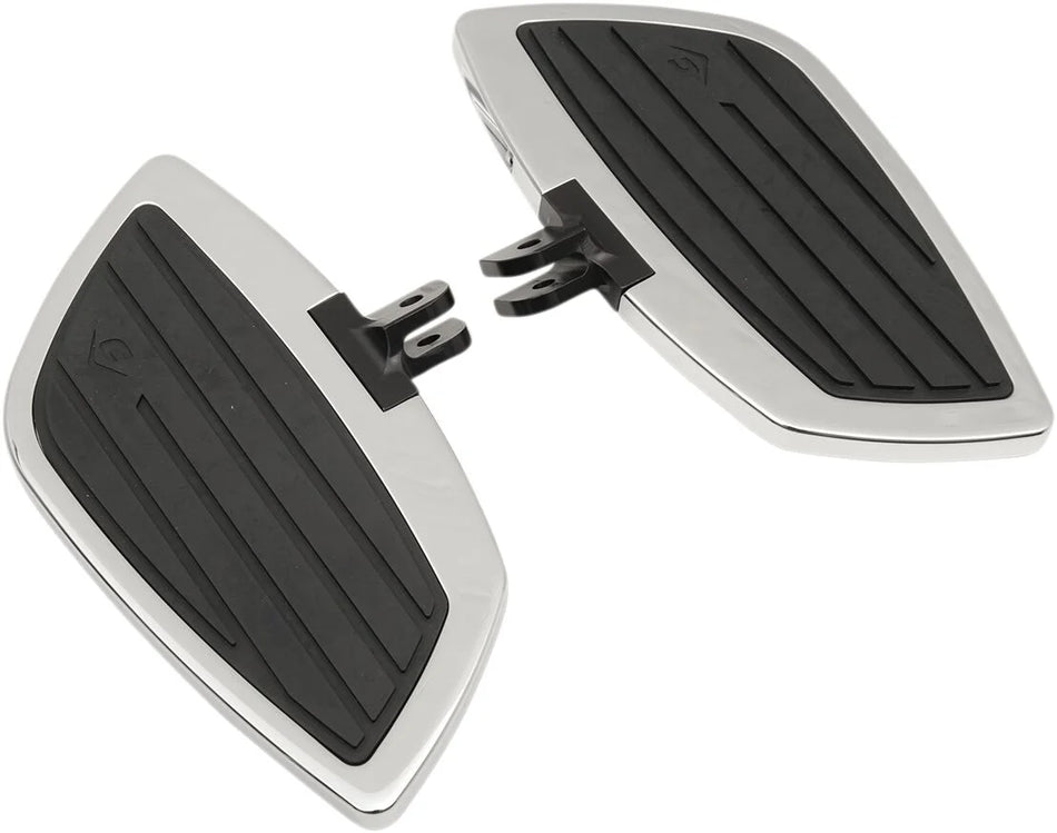 Cobra Front Swept Floorboard Kit Chrome (06-4265)