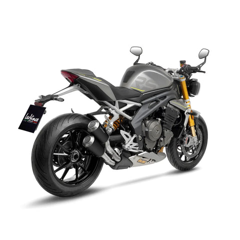 LeoVince LV-10 Dual Black Edition Slip-on Muffler SS Ece
