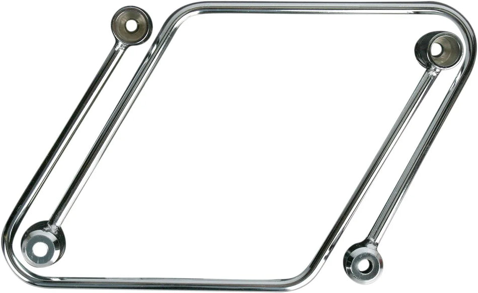 Cobra Saddlebag Support Brackets Chrome (02-6101)