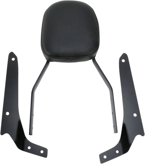 Cobra Standard Square Sissy Bar Black with Pad