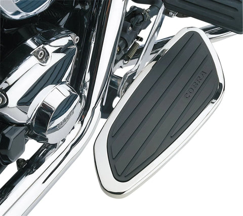 Cobra Swept Front Floorboard Kit Chrome (06-4121)