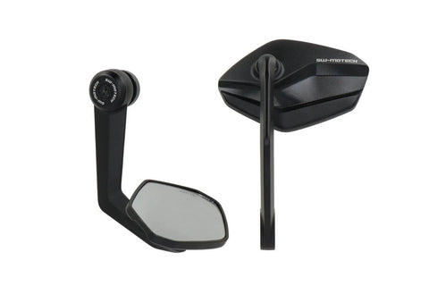 SW-Motech Bar End Mirrors — Ducati & Suzuki