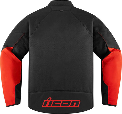 ICON Hooligan CE Textile Jacket Black/Red