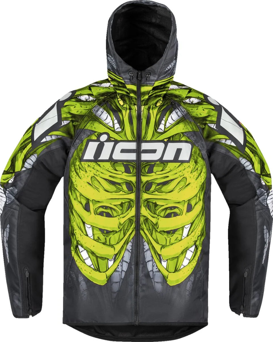 ICON Airform Manik'R Textile Jacket Green