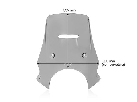 WRS Touring Windscreen Dark Smoked (HU002FS)