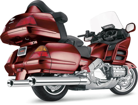 Cobra Classic Slip-on Mufflers Chrome with Tips