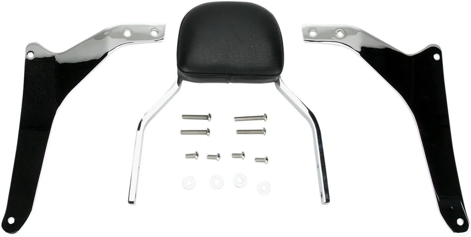 Cobra Mini Square Sissy Bar Chrome with Pad (02-4745)