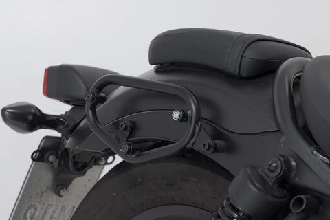 SW-Motech Legend Gear LC2 Side Bag System Black Edition — Honda Rebel