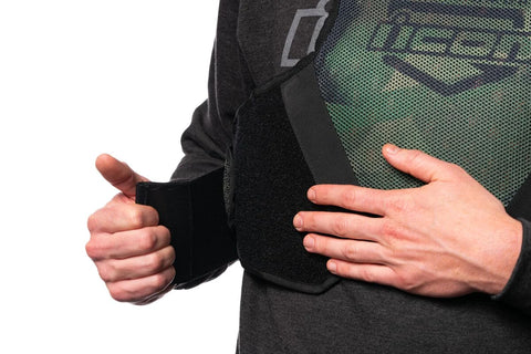 ICON Field Armor Softcore Vest Black/Camo Green