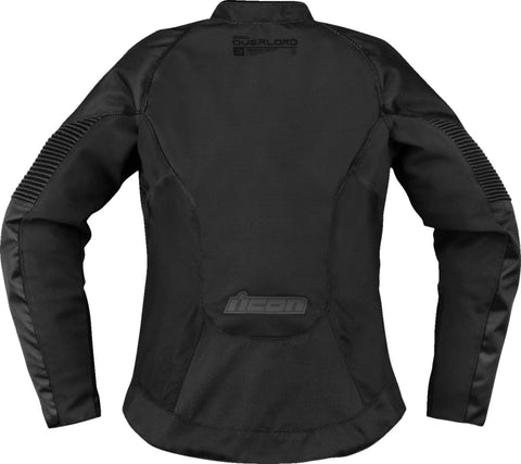 ICON Overlord 3 Women's Textile Jacket Black