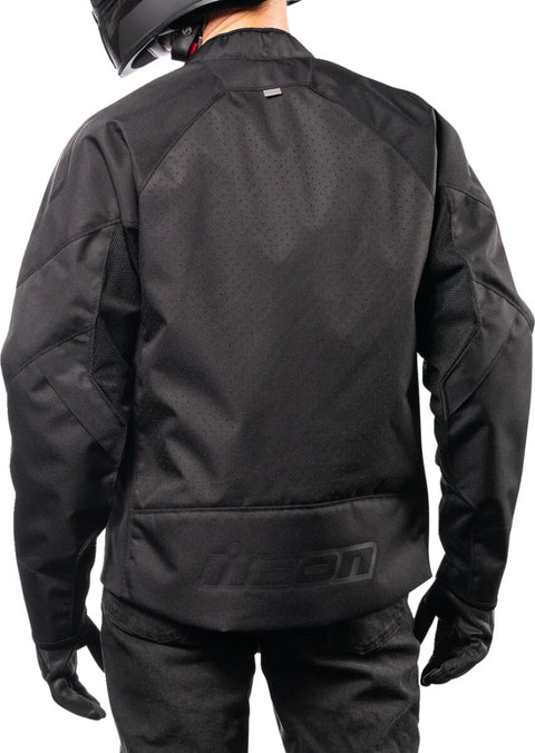 ICON Hooligan CE Textile Jacket Black