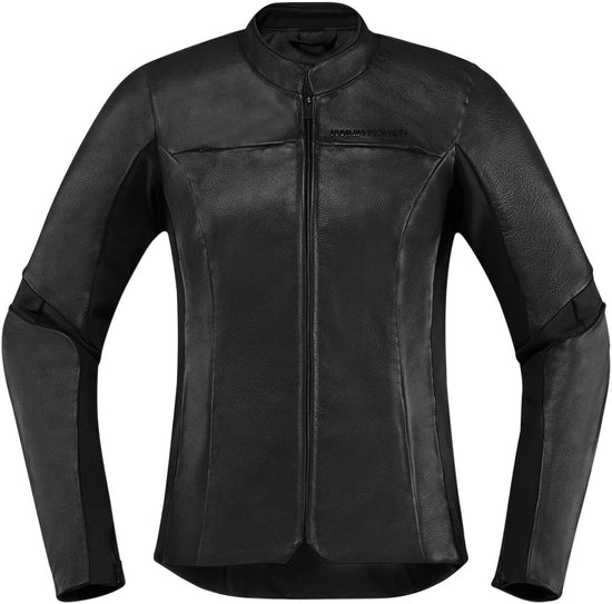 ICON Overlord CE Women's Leather Jacket Black