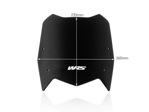 WRS Sport Windscreen Matt Black (YA017NO)