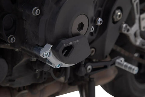 SW-Motech Engine Case Protector Black/Silver Yamaha MT-10