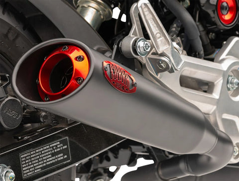 Cobra Slip-on Muffler Black with Red Tip