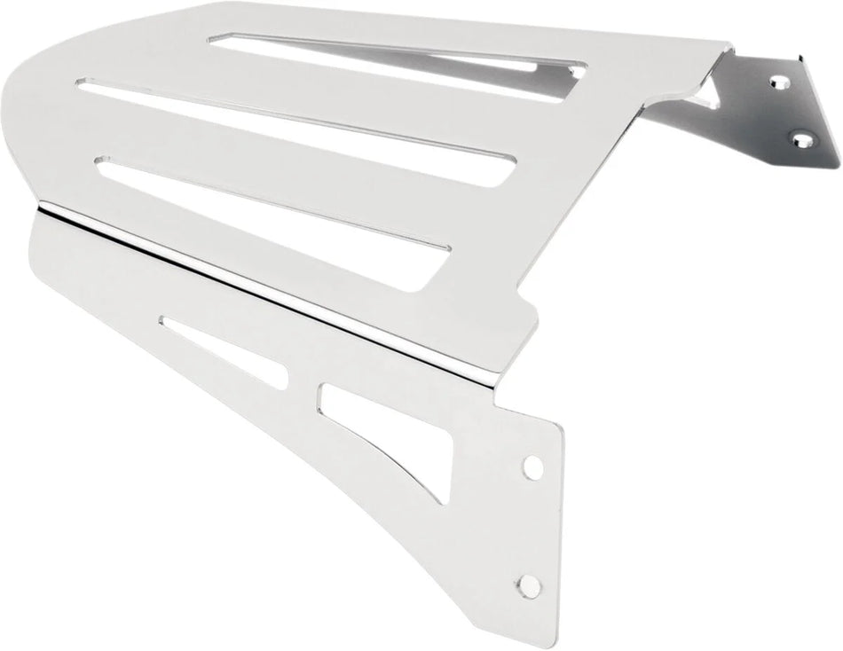 Cobra Laser Cut Sissy Bar Luggage Rack Chrome (02-3600)
