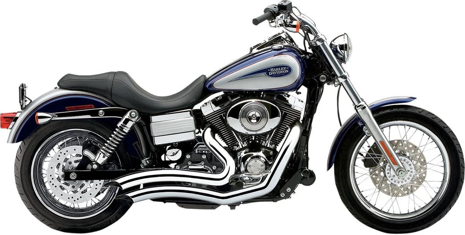Cobra Speedster Shorts Swept Exhaust Chrome with PowerPort (6229)