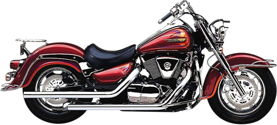 Cobra Dragster 2-into-2 Straight-Cut Exhaust System Chrome (3616T)