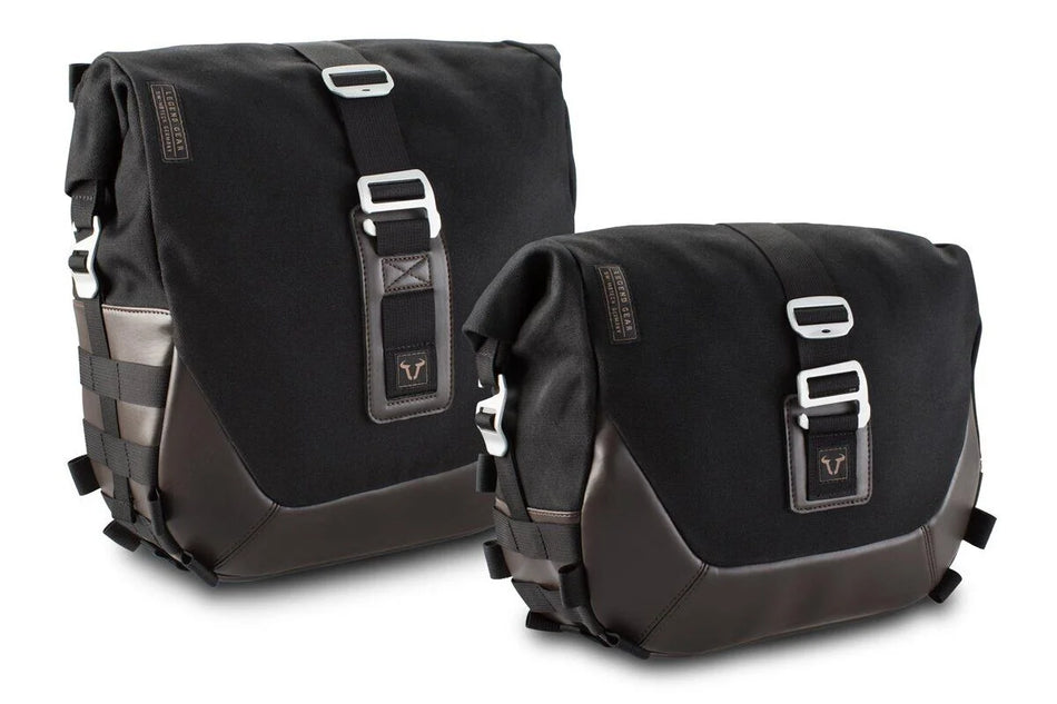 SW-Motech Legend Gear LC1 & LC 2 Side Bag System Brown Edition — Ducati Plus(+) / Monster