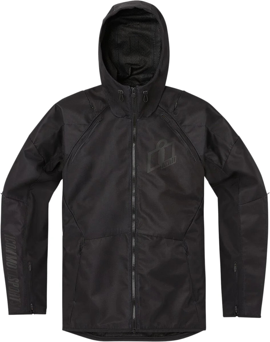 ICON Airform Textile Jacket Black