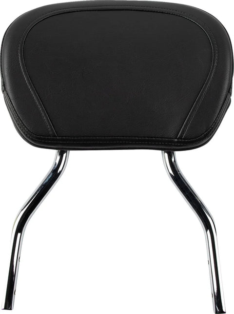 Cobra Short Round Sissy Bar Chrome with Pad (02-8825)