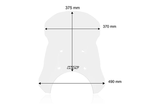 WRS Caponord Windscreen Clear (RE001T)