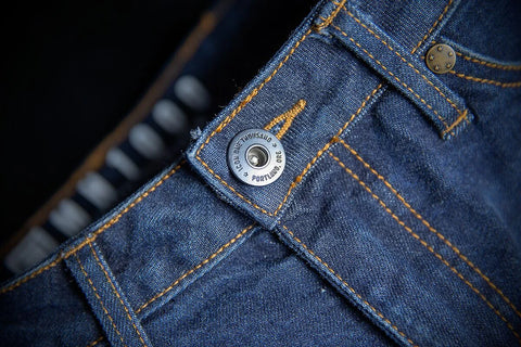 ICON MH1000 Denim Women's Riding Trousers Blue