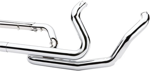 Cobra PowerPort Dual Headpipes Chrome with Dual Bungs