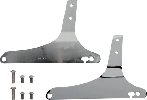 Cobra Short Square Sissy Bar Chrome with Pad (602-1202)