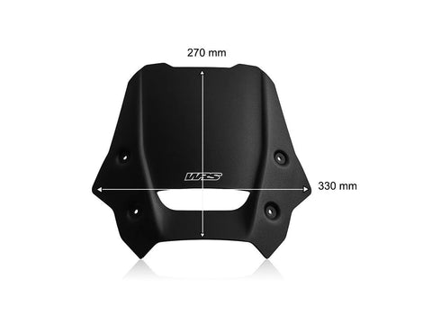 WRS Sport Windscreen Matt Black (HO078NO)