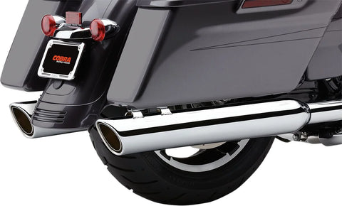 Cobra Twin 4" Mufflers Chrome