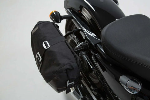 SW-Motech Legend Gear LC1 & LC 2 Side Bag System Black Edition — Harley-Davidson