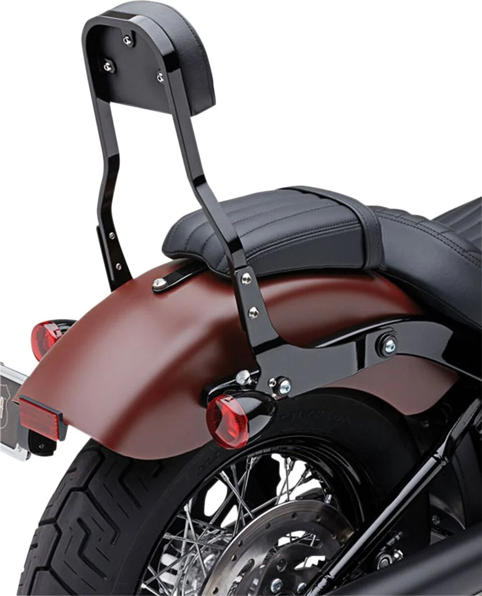 Cobra Detachable Short Backrest Black (602-2049B)