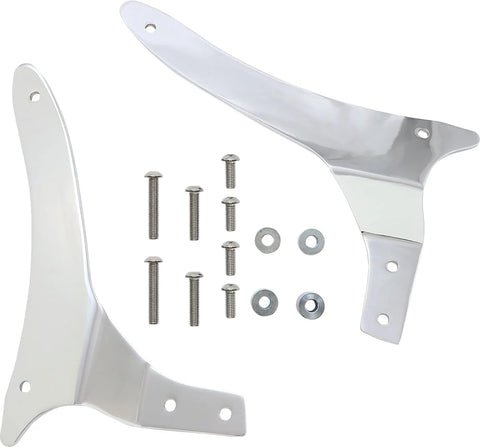 Cobra Tall Round Sissy Bar Chrome with Pad (02-7968)