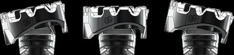 Gilles Tooling Tech-X Enduro Rider Footpegs Black (RGK-960-UF35-SET-B)